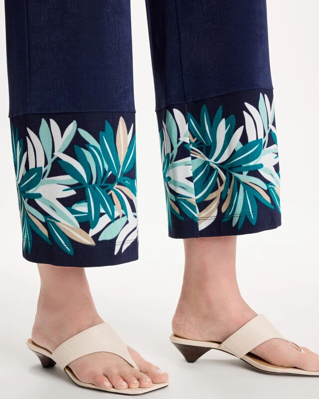 Travelers Palm Border Crop Pant - image 4